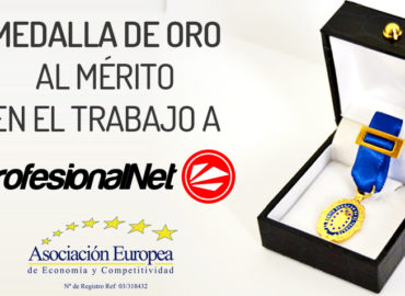 La AEDEEC otorga su «Medalla de Oro Europea» a Gilberto Ripio CEO de la Agencia de Marketing Digital, ProfesionalNet