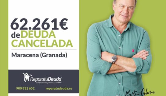 Repara tu Deuda Abogados cancela 62.261€ en Maracena (Granada) con la Ley de la Segunda Oportunidad