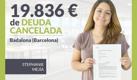 Repara tu Deuda Abogados cancela 19.836€ en Badalona (Barcelona) con la Ley de Segunda Oportunidad