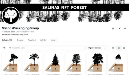 Salinas Packaging Group crea una colección de NFTs que une sostenibilidad y tecnología blockchain