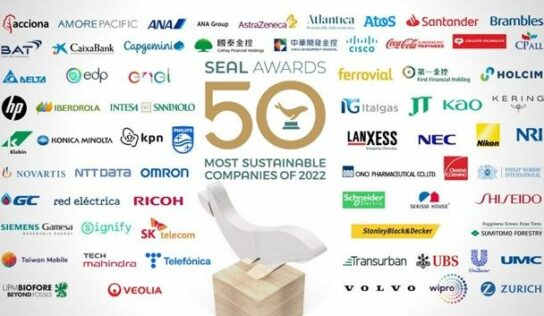 Atos, entre las 50 empresas más sostenibles del mundo con el Premio SEAL 2022 a la Sostenibilidad Empresarial (BSA)