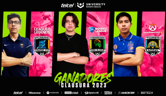 Telcel UNIVERSITY Esports México: campeones universitarios Clausura 2023