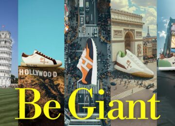 Las zapatillas de Harper & Neyer invaden las calles en su campaña «Be Giant»