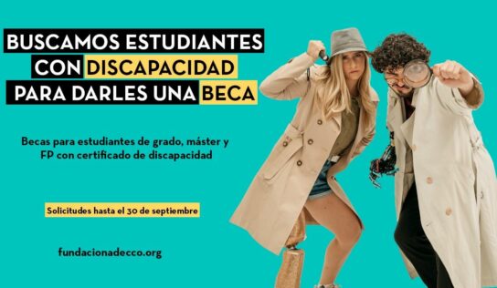 La Fundación Adecco convoca la VII edición de las becas de grado, máster y FP para jóvenes con discapacidad, con una inversión social de 300.000 euros