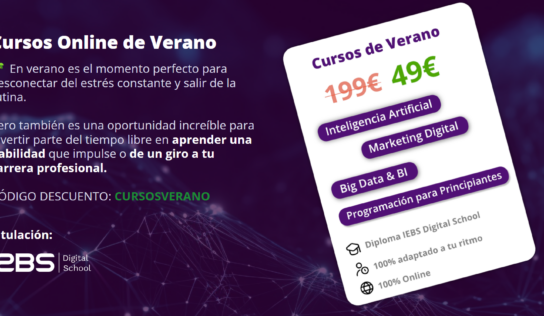 IEBS lanza un descuento del 75% para sus cursos de verano online