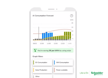 Schneider Electric presenta la función de gestión de la energía doméstica basada en IA para Wiser Home