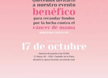 MISS SUSHI celebra un evento benéfico para apoyar a la AECC en Castellón