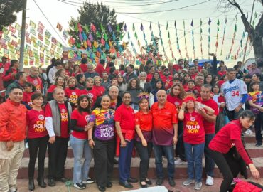 El Club Rotario Tonantzin Guadalupe organizó el evento END POLIO NOW en el emblemático canal de Xochimilco