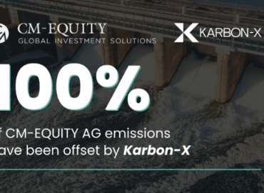 CM-Equity AG se asocia con Karbon-X para compensar el 100% de sus emisiones