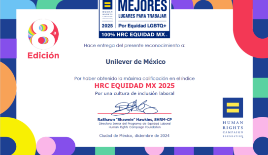 Compromiso con la diversidad: Unilever recibe el certificado «Mejores Empresas para Trabajar LGBTQ+ 2024»