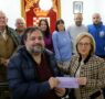 Fuentenovilla entrega la recaudación de su marcha solidaria a APANAG