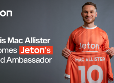 Alexis Mc Allister es anunciado como el último embajador de la marca Jeton