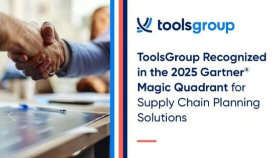 ToolsGroup incluida en Gartner Magic Quadrant 2025  de soluciones de planificación de cadena de suministro