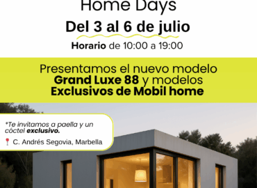 Casaredia Marbella presenta el exclusivo modelo Grand Luxe 88 y Mobil Homes únicas