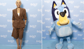 Soraya Arnelas y Bonbon Reich se dieron cita en Madrid para el estreno de El Show de Bluey en cines