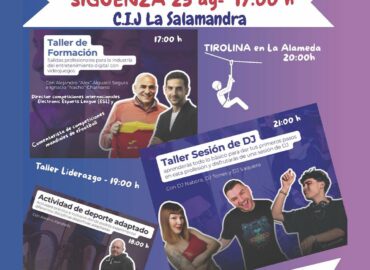 Sigüenza, de la mano de ADEL, será epicentro joven el 25 de agosto en una jornada única de formación, inclusión y diversión