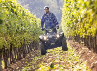 Vendimiar en un Quad Yamaha ya es posible