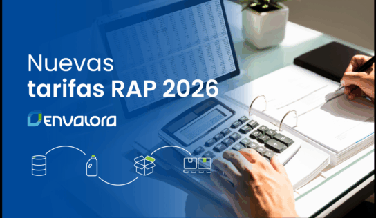 ENVALORA reduce sus tarifas RAP para 2026