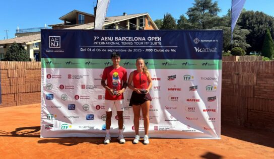Kseniia Ruchkina y Aren Baybars ganadores del 7º AENJ Barcelona Open ITF – J100 Ciutat de Vic