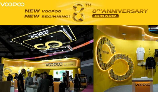 Un nuevo comienzo: VOOPOO presenta la renovación de su marca en InterTabac 2025 y anuncia la celebración de su 8.º aniversario