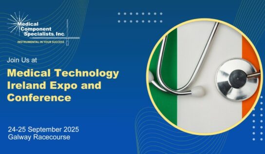 Medical Components Specialists exhibirá en Medical Technology Ireland 2025