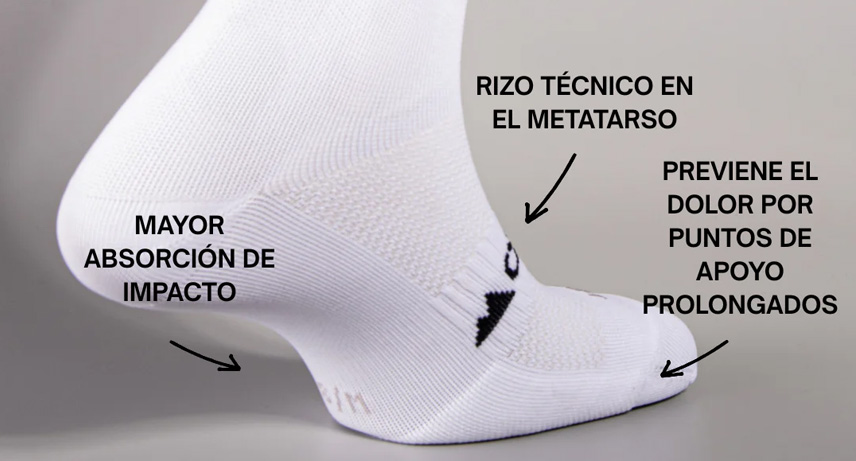 Fundamento biomecánico: aliviar la presión sin perder potencia