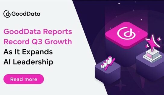 GoodData alcanza crecimiento récord en el tercer trimestre y refuerza su liderazgo en IA