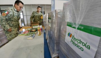 Iberdrola México entrega 1,500 despensas para las familias afectadas por las lluvias