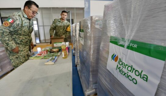 Iberdrola México entrega 1,500 despensas para las familias afectadas por las lluvias