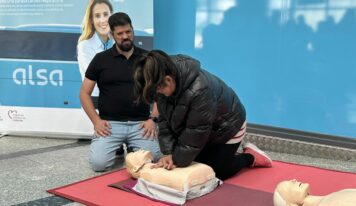Alsa y Almas Industries organizan talleres gratuitos de reanimación en la Estación de León
