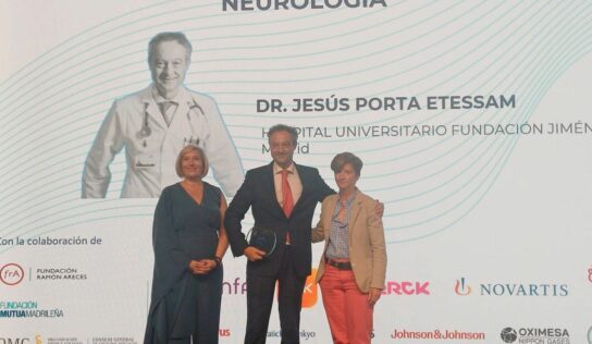 El Dr. Jesús Porta, de la Fundación Jiménez Díaz, reconocido por tercer año consecutivo con el Premio Liderazgo Sanitario Clínico en Neurología