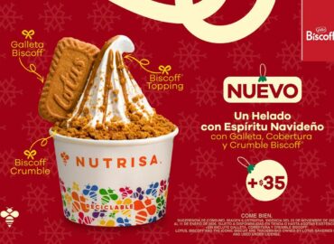 Lotus Biscoff® y Nutrisa lanzan un helado para la temporada navideña