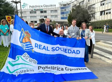 La Real Sociedad homenajeará a Policlínica Gipuzkoa este domingo en el Estadio de Anoeta con motivo de su 50 aniversario