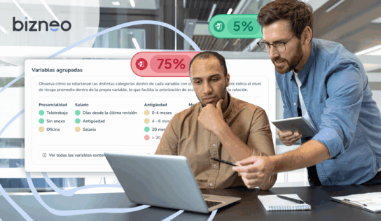 Bizneo HR lanza la primera IA que predice la rotación y el absentismo con un 80% de fiabilidad