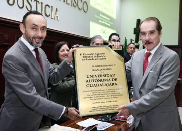 Supremo Tribunal de Justicia de Jalisco reconoce 90 años de legado de la UAG