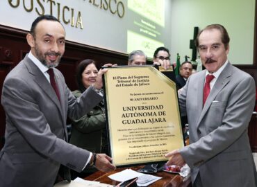 Supremo Tribunal de Justicia de Jalisco reconoce 90 años de legado de la UAG