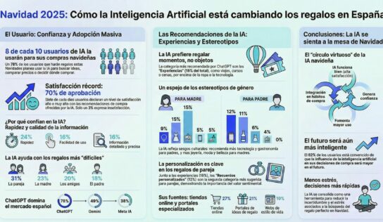 Los españoles recurrirán masivamente a la IA para decidir los regalos de Navidad y Reyes Magos