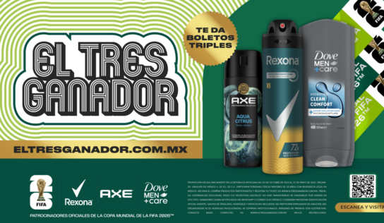 Rexona, AXE y Dove regalan 184 pases triples para partidos de la Copa Mundial de la FIFA 2026™