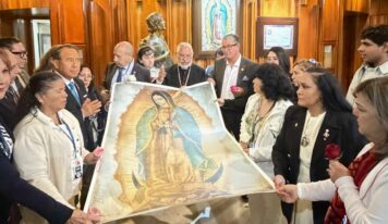 Histórico: presidente mundial de Rotary accede a espacio reservado de Basílica con Club Rotario Tonantzin Guadalupe