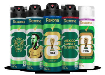 Rexona lanza ediciones coleccionables inspiradas en la Copa Mundial de la FIFA 2026™