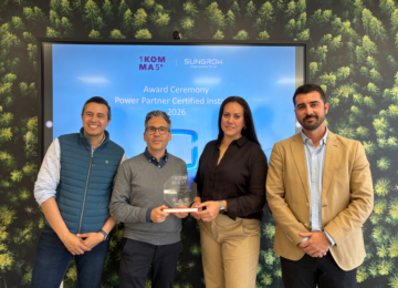 1KOMMA5°: única empresa en España reconocida como ‘Power Partner Certified Installer’ por Sungrow por su excelencia en instalaciones fotovoltaicas