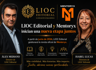 LIOC Editorial asume la gestión editorial de la revista de Mentoryx e impulsa un nuevo espacio de entrevistas a autores