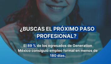 Fundación Santander y Generation México darán formación intensiva para mejorar empleabilidad de 400 jóvenes