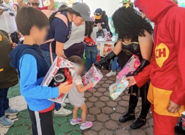 Héroes de verdad: guardias de Serprosep se disfrazan y llevan alegría a niños en hospitales públicos