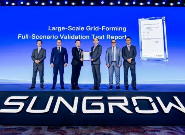 Black start en menos de 20 segundos: TÜV certifica por segunda vez la capacidad de grid forming de los sistemas ESS de Sungrow
