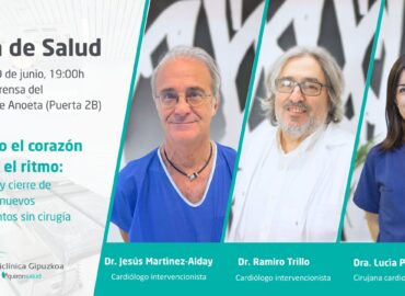 Expertos de Policlínica Gipuzkoa abordan los tratamientos más avanzados para las arritmias y la prevención del ictus sin cirugía