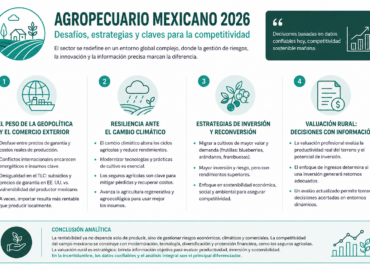 El sector agropecuario mexicano: desafíos geopolíticos, climáticos y la búsqueda de rentabilidad