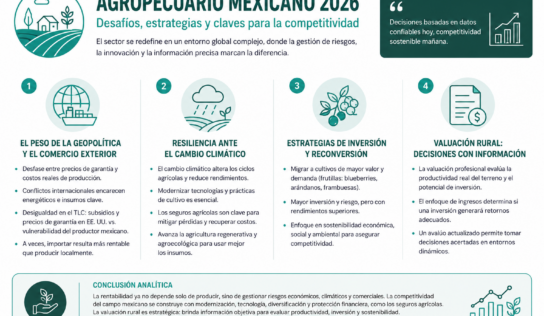 El sector agropecuario mexicano: desafíos geopolíticos, climáticos y la búsqueda de rentabilidad