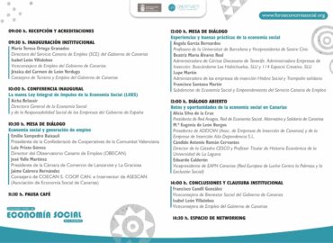 Jéssica de León inaugurará en Lanzarote el II Foro de Economía Social de Canarias