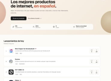 SUBE.dev impulsa los mejores productos digitales con votaciones y listados diarios